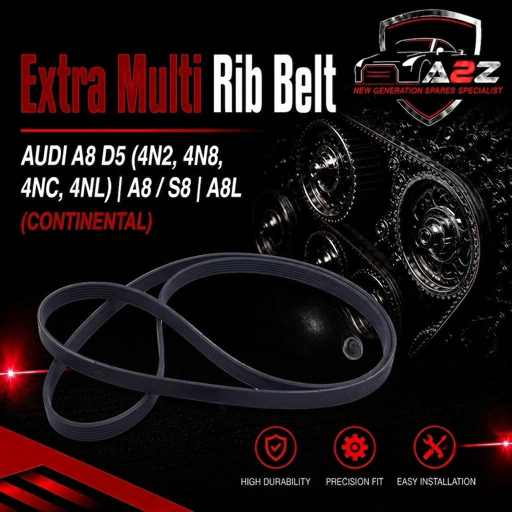 Extra Multi RIB Belt 6PK1441 06M903137AA Compatible With AUDI A8 D5 (4N2, 4N8, 4NC, 4NL) | A8 / S8 | A8L (CONTINENTAL)