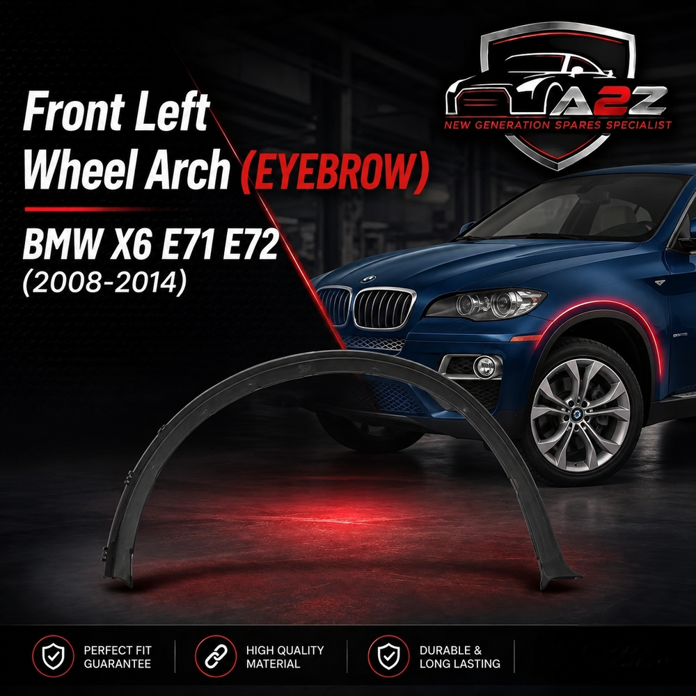 Front Left Wheel Arch (EYEBROW) 51777176235 Compatible With BMW X6 E71 & E72 (2008-2014) Tag No.99