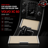 Biege Central Console Drink Water Cup Holder Cover Shutter Roller Trim 39868875 Compatible With VOLVO XC60