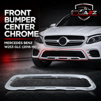 Front Bumper Center Chrome 2538851625 A2538851625 Compatible With Mercedes Benz W253 GLC (2016-19) Tag NO.603