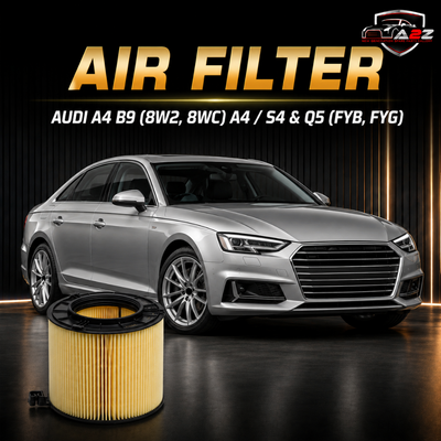 Air Filter  8W0133843C & E1451L & LX4406 Compatible With AUDI A4 B9 (8W2, 8WC) A4 / S4 & Q5 (FYB, FYG) Tag : 129