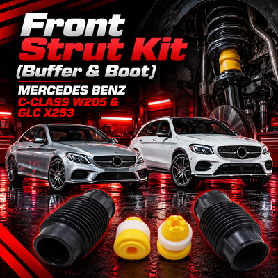 Front Strut Kit (Buffer & Boot ) 2053230292 & 2053211606 Compatible With MERCEDES BENZ C-CLASS W205 & GLC X253