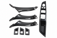 Door Handle Black Inner Set  Carbon Fiber 51417225874 51417225873 51417225847 Right 51417225848 51417225889 Right 51417225890 51417225851 51417225852 Compatible with BMW 5 Series F10 2010-2017