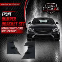 Front Bumper Bracket Left 2058858402 & Right 2058858502 Compatible With Mercedes-Benz C-CLASS W205 (2019-2021) Tag No.786