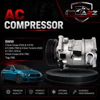 AC Compressor 64525A3F102 Compatible With BMW & 2 Gran Coupe (F44) & 5 (F10) & 5 (G30, F90) & 6 Gran Turismo (G32) & 7 (G11, G12) & 8 Gran Coupe (G16, F93) Tag.109