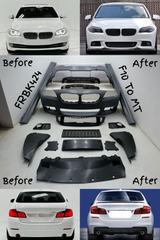 Complete Body Kit Front & Rear Both FRBK424 Compatible With BMW F10 Upgrade to BMW F10 To MT