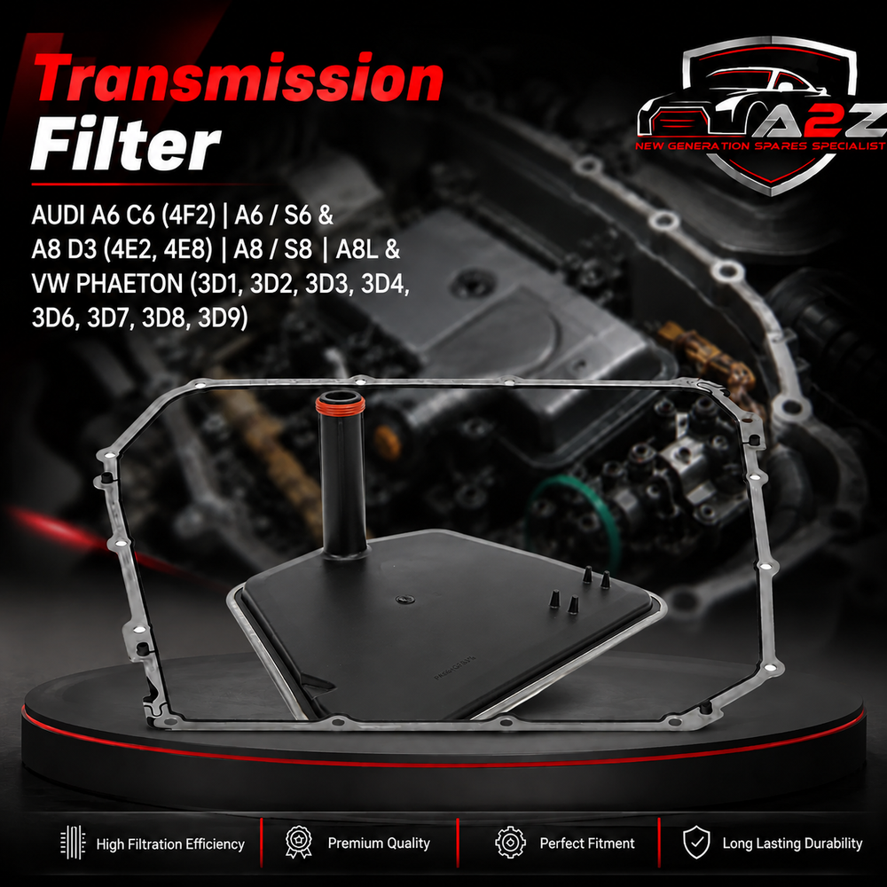 Transmission Filter  EG932HD468 & 09L325429 &  HX164D Compatible With AUDI A6 C6 (4F2) | A6 / S6 & A8 D3 (4E2, 4E8) | A8 / S8 | A8L & VW PHAETON (3D1, 3D2, 3D3, 3D4, 3D6, 3D7, 3D8, 3D9) Tag.272