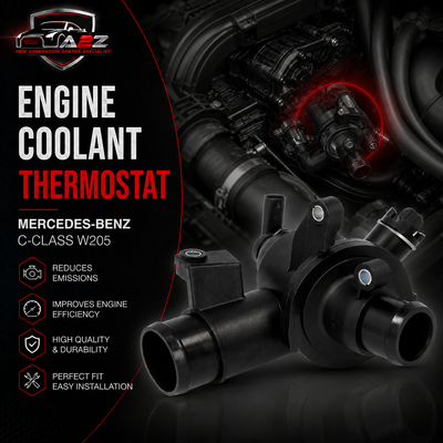 Engine Coolant Thermostat 6512001515 6512001300 Compatible With MERCEDES-BENZ C-CLASS W205 Tag-E-15