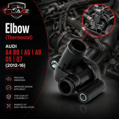 Elbow (Thermostat) 059121506H Compatible With AUDI A4 B8 A6 A8 Q5 Q7 Tag-E-42