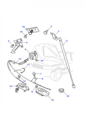Belt Tensioner With Pulley LR071712 Compatible With LAND ROVER DISCOVERY SPORT (L550) & RANGE ROVER EVOQUE (L538) & RANGE ROVER EVOQUE (L551) & RANGE ROVER SPORT II (L494) & JAGUAR XE (X760) & XF II (X260) & XF SPORTBRAKE (X260)
