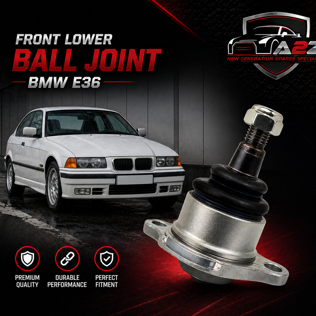 Hanging Ball Joint Head 31121096685 31121140398 31126758510 Compatible With BMW E36