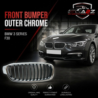 Front Bumper Outer Chrome Left 51137255411 Right 51137255412 Compatible With BMW 3 SERIES F30 Tag No.6