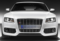 S5 Matt Grey Upgrade Show Grill Compatible With Audi = A5 (2008-11) Tag No.182