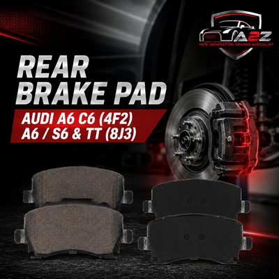 Rear Brake Pad 1K0698451L 2391401 P85073 Compatible With AUDI A6 C6 (4F2) | A6 / S6 & TT (8J3)
