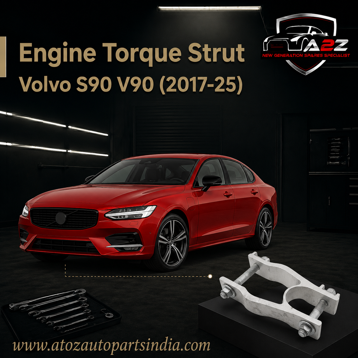 Engine Torque Strut 32139982 Compatible With Volvo S90 V90 (2017-25)