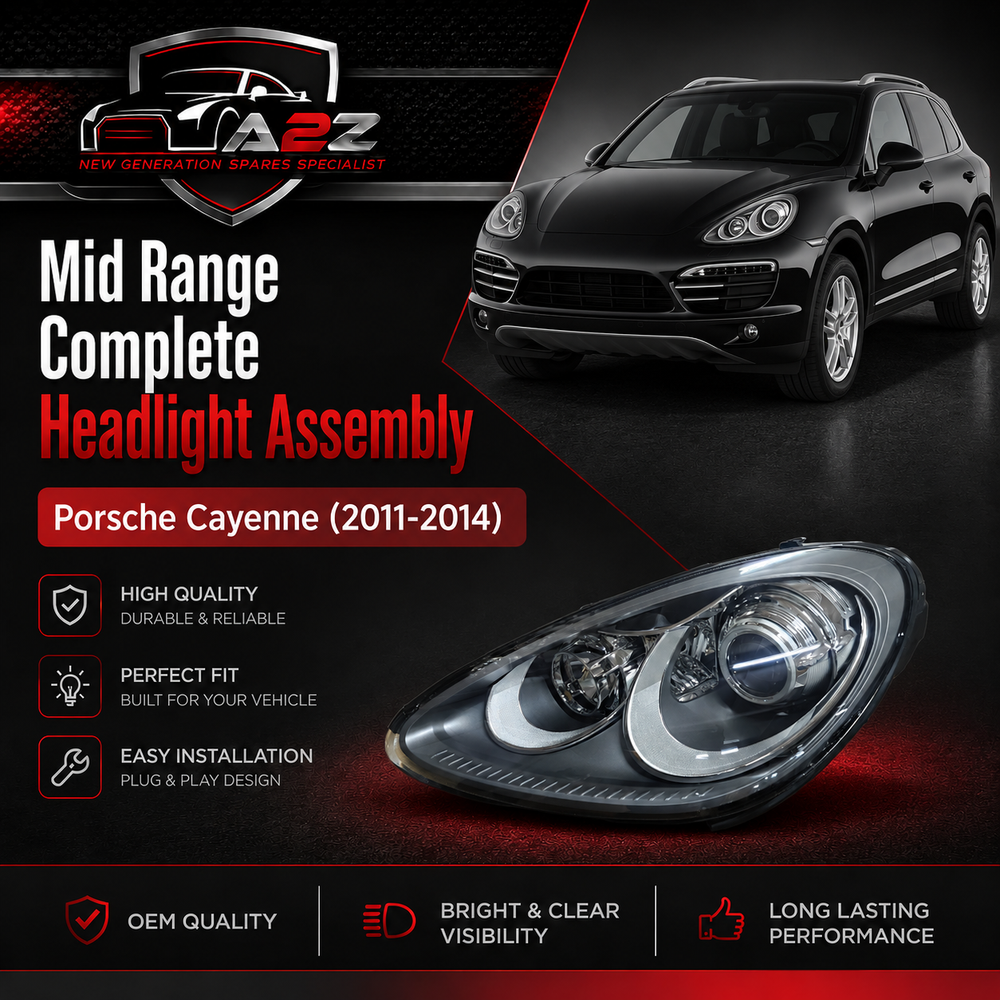 Mid Range Complete Headlight Assembly Left 95863117700 & Right 95863117800 Porsche Cayenne (2011-2014) Tag No.251