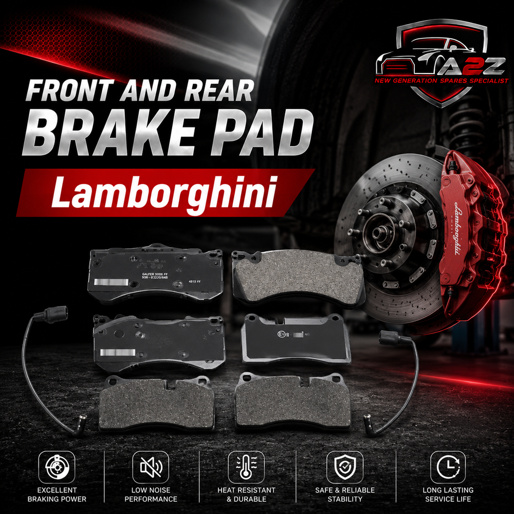 Front & Rear Brake Pads 470698451 470698151 Compatible With Lamborghini