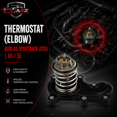 Thermostat (Elbow) 06E121111AT 06E121111AN 06E121111AR 06E121111AS Compatible With AUDI A5 Sportback (8TA) | A5 / S5