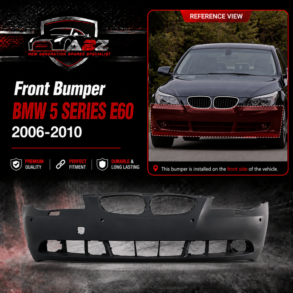 Front Bumper 51117111740 Compatible With BMW 5 SERIES E60 2006-2010 Tag No.413