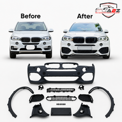 Front Bumper Kit Compatible With BMW X5 F15 Upgrade To M Sport F15 FBK418 (Shipping Cost Not Included In Price)