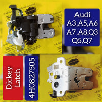 Trunk Tailgate Door Lock Latch 4H0827505 Compatible With AUDI A3 A6 A8 TT (2008-17)