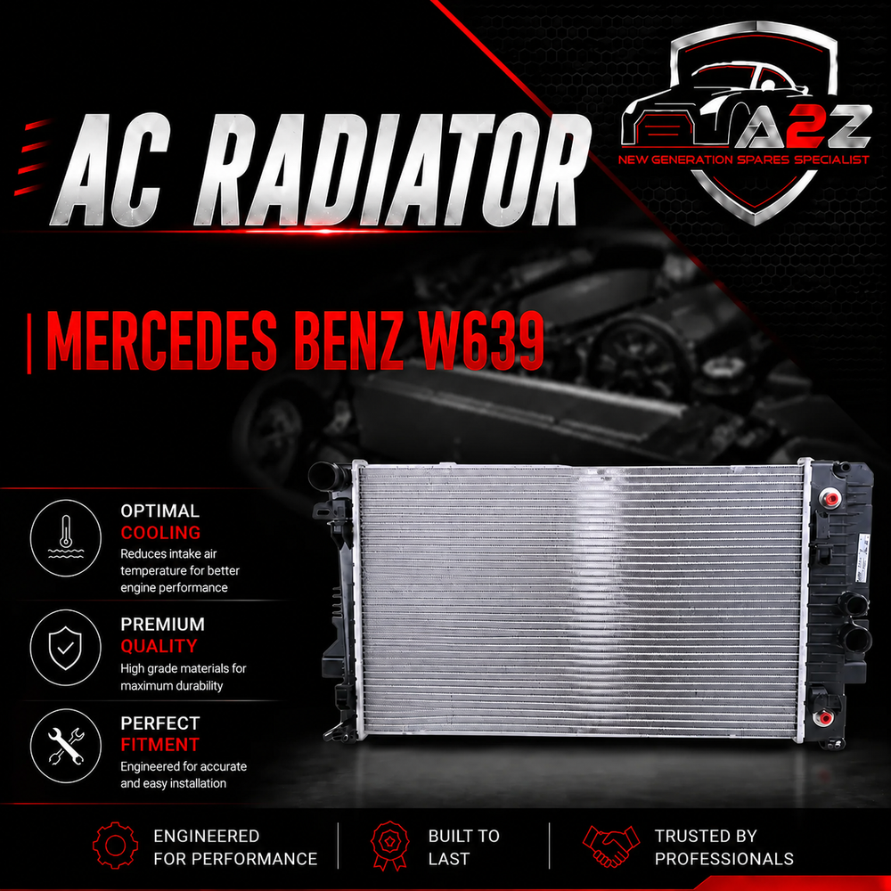 Engine Cooling Radiator 6395010701 6395011201 Compatible With Mercedes Benz W639