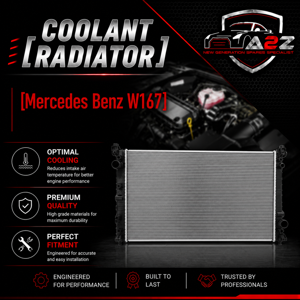 Coolant Radiator 1675006201 Compatible With Mercedes Benz W167