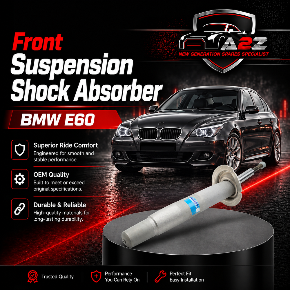 Front Suspension Shock Absorber Aluminum Left & Right 31326764457 Compatible With BMW E60
