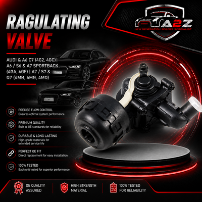 Ragulating Valve 059121737AR Compatible With AUDI & A6 C7 (4G2, 4GC) | A6 / S6 & A7 Sportback (4GA, 4GF) | A7 / S7 & Q7 (4MB, 4MG, 4MQ)