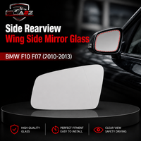 Side Rearview Wing Side Mirror Glass Left 51167251583 & Right 51167251584 Compatible With BMW 5 Series F10 & 5 Gran Turismo (F07) (2010-2013)