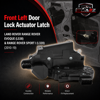 Front Left Door Lock Actuator Latch LR091526 Compatible With LAND ROVER RANGE ROVER EVOQUE (L538) &  RANGE ROVER SPORT I (L320)