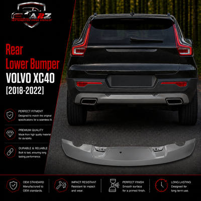 Rear Bumper Lower 32136122 Compatible With VOLVO XC40 [2018-2022]