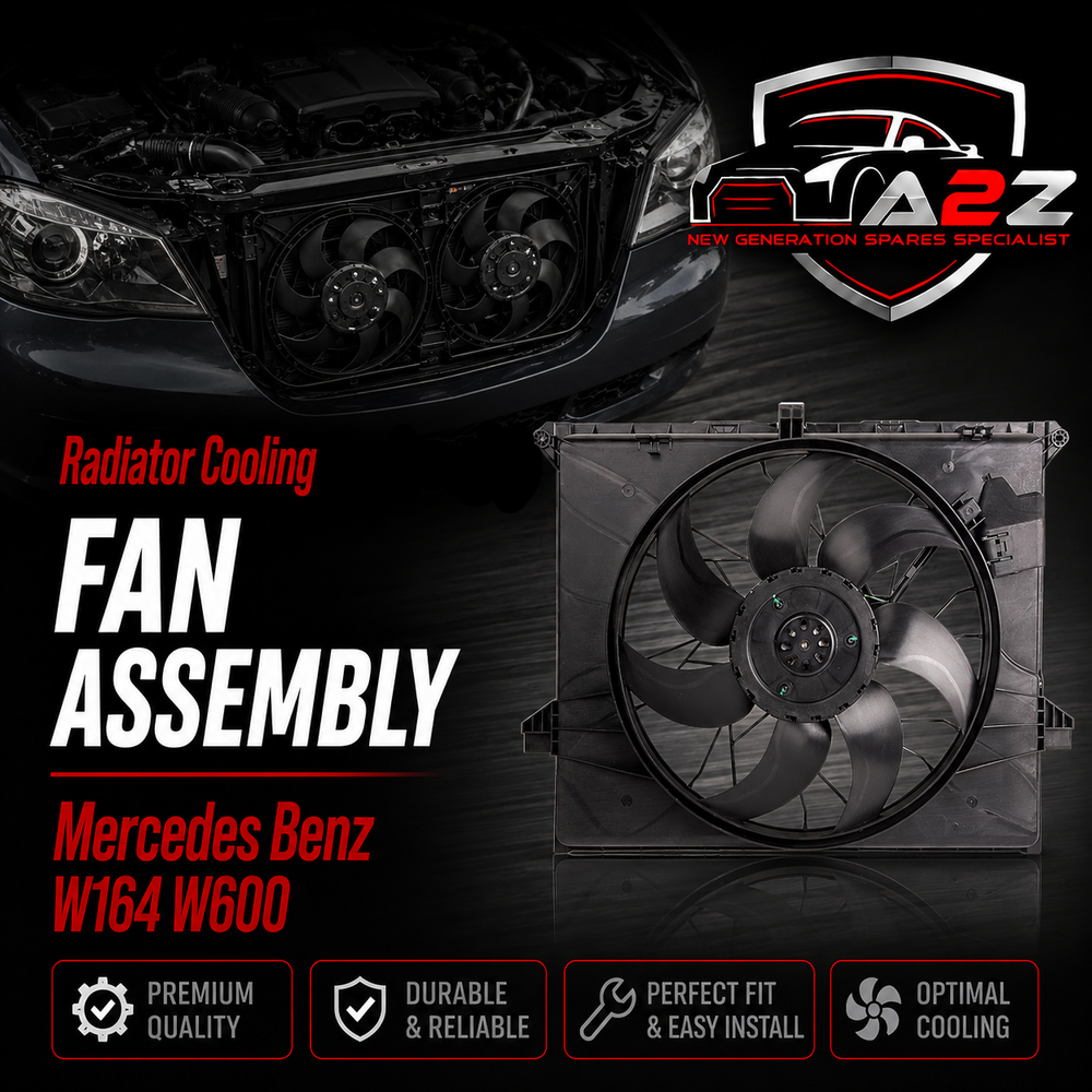 Radiator Cooling Fan Assembly 1645000593 Compatible With Mercedes Benz W164 W600
