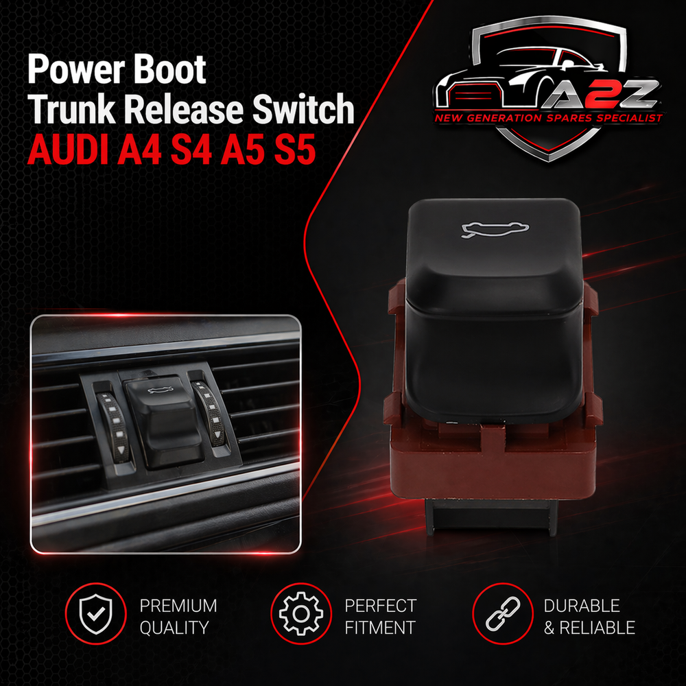 Power Boot Release Button Trunk Release Switch 8K0959831A 8KD959831 Compatible With AUDI A4 B8 (8K2) | A4 / S4 &  A5 (8T3) | A5 / S5 & Q5 (8RB) Tag No.140