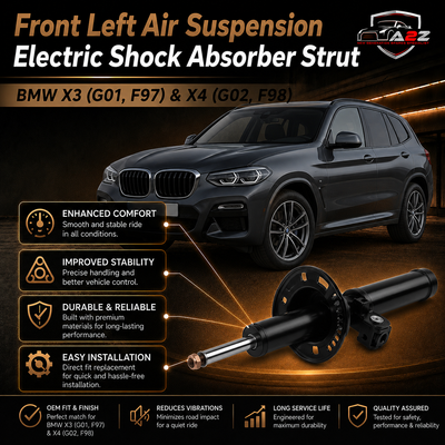 Front Left Air Suspension Electric Shock Absorber Strut 37106887933 37106887157 37106893783 Compatible With BMW BMW X3 (G01, F97) & X4 (G02, F98)