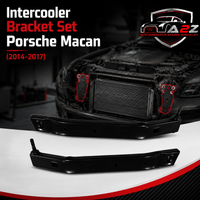 Intercooler Bracket Set Left 95B805527 & Right 95B805528 Compatible With Porsche Macan (2014-2017) Tag No.242