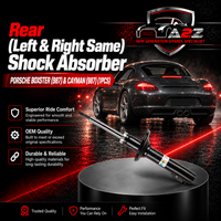 Rear (Left & Right Same)  Shock Absorber 98733305116 Compatible With PORSCHE BOXSTER (987) & CAYMAN (987) (1PCS)