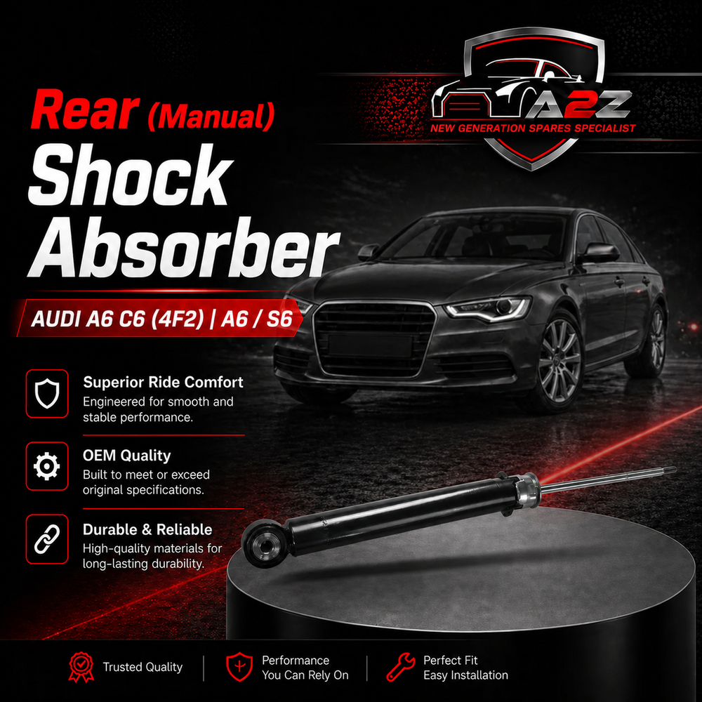 Rear (Left & Right Same)  Shock Absorber 4F0513032AK 4F0513032K Compatible With AUDI A6 C6 (4F2) | A6 / S6