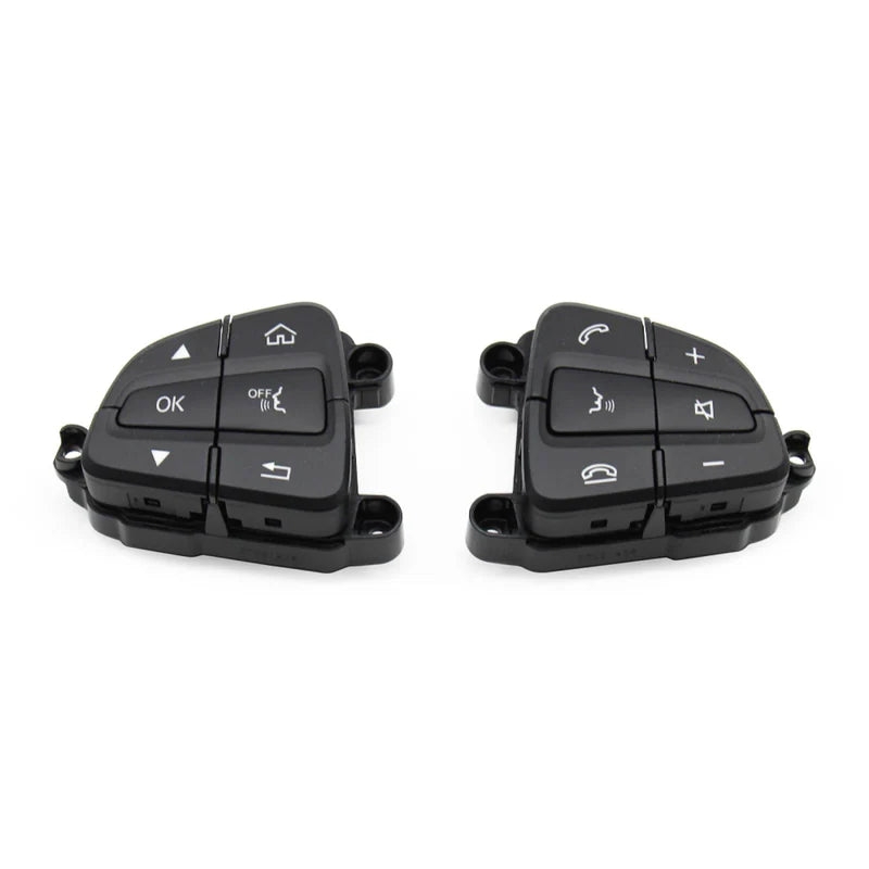Steering Wheel Buttons Assembly Black Left 09990502009107 Right 09990503009107 Compatible With Mercedes Benz