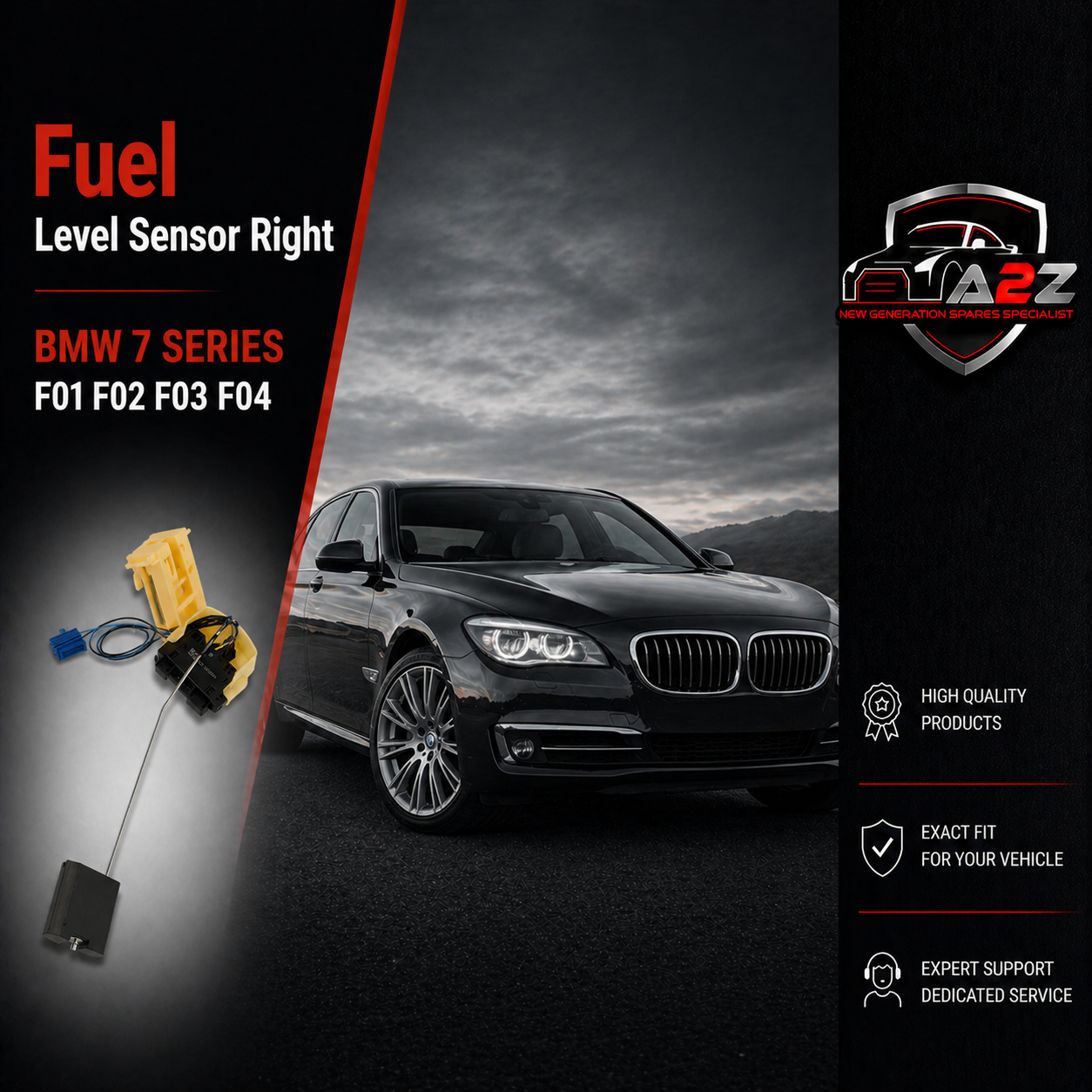 Fuel Level Sensor 16117217249 Compatible With BMW 7 Series F01 F02 F03 F04