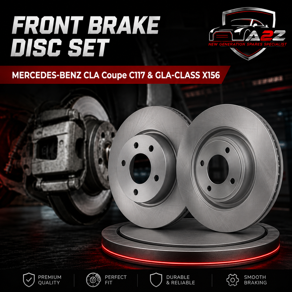 Front Brake Disc Set 1764210012 A1764210112 A1764210212 1764210212 1764210112 Compatible With MERCEDES-BENZ CLA Coupe C117 & GLA-CLASS X156