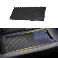 Black Central Console Drink Water Cup Holder Cover Shutter Roller Trim FHM500032-1 Compatible With  Land Rover L320 2005-2009