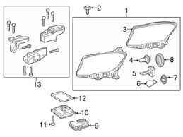 Headlight Ballast A2229003300 222900330064 For MERCEDES-BENZ CLA Coupe C117 Tag-BL-44