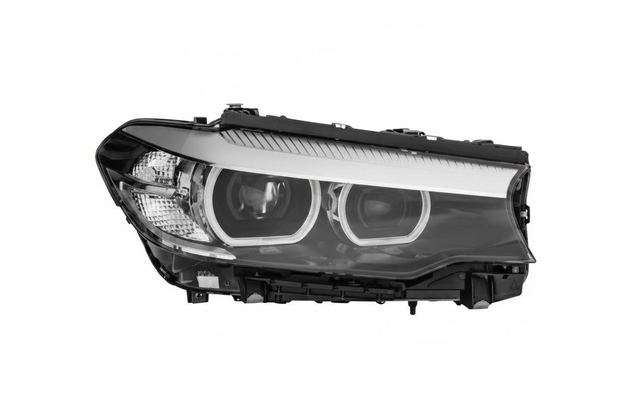 Headlight Headlamp Left 63117214951  & Right  63117214952  (Without Blaster) Compatible With BMW 5 Series G30 LCI (2017-2020)  LED
