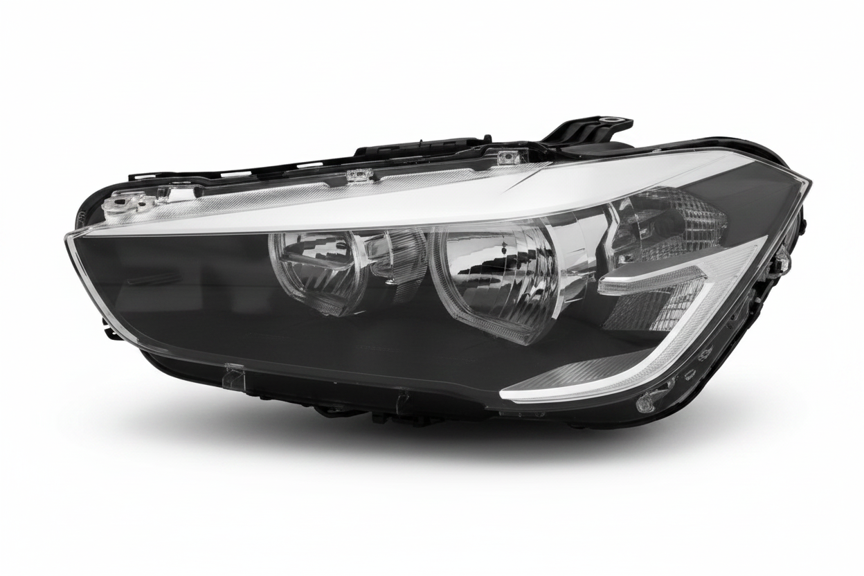 Headlight Headlamp Left 63117436461 & Right  63117436462  (Without Blaster) Compatible With BMW X1 E48  (2016-2019) LED (W/0 Fan)