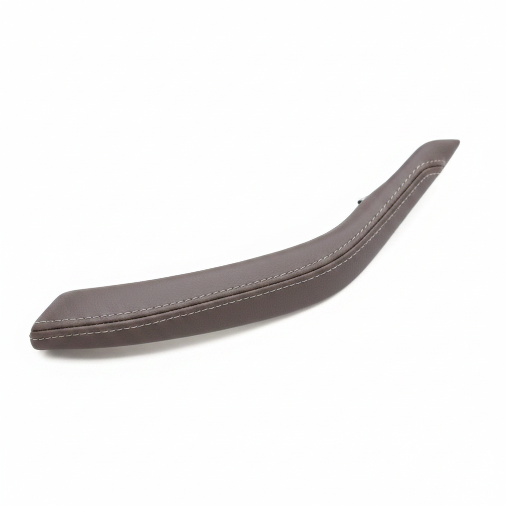 Inner Door Pull Handle Leather Cover Moka Left 51417356135 Right 51417356136 Compatible With BMW X5 X6  F15 F16