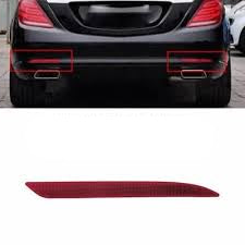 Rear Bumper Reflector Left 2228200374 & Right 2228200474  Compatible With Mercedes S Class W222 2014-20