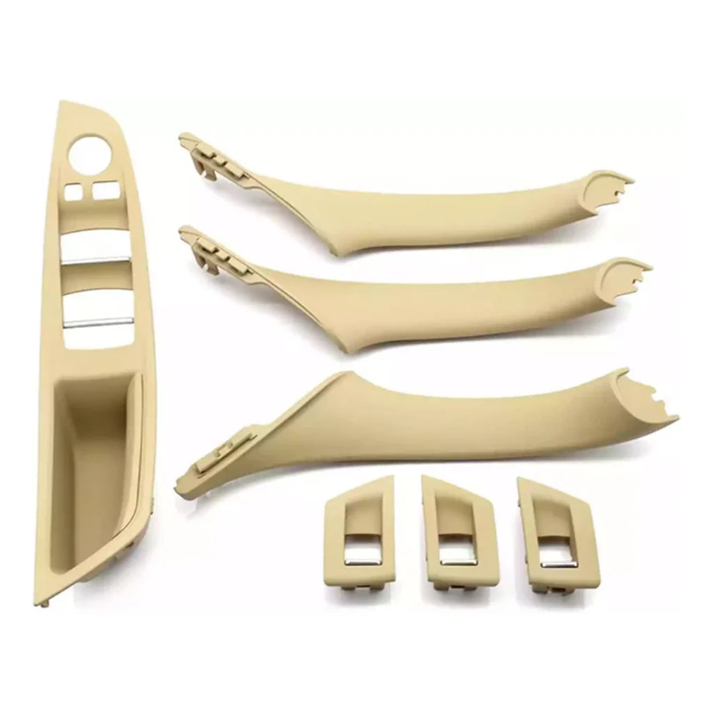 Inner Door Handle Assembly (Without Leather Set Of 7) Compatible With BMW 5 Series F10