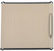 Beige Central Console Drink Water Cup Holder Cover Shutter Roller Trim 1668303814-8N84 Compatible With MERCEDES-BENZ GL-CLASS (X166) & GLE Coupe (C292) & GLS (X166)