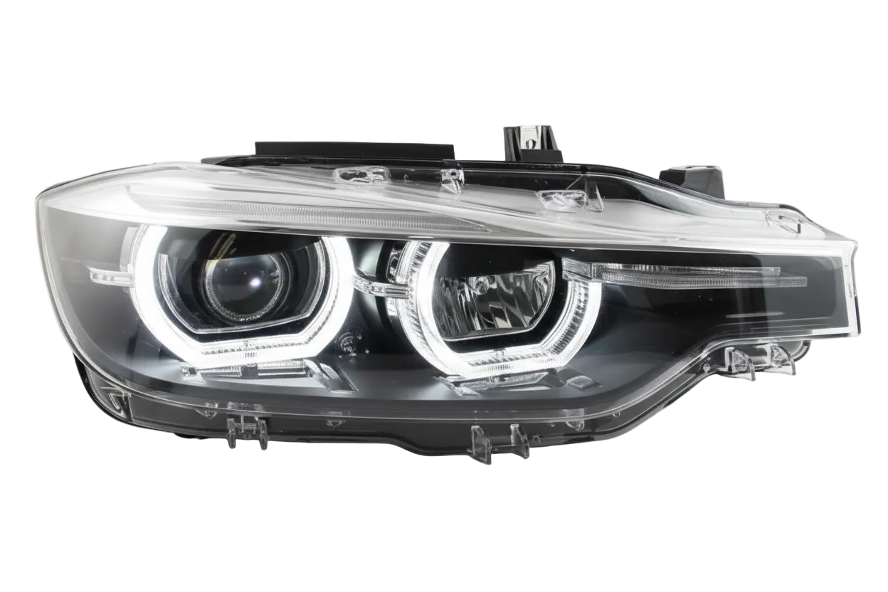 Headlight Headlamp Left 63118492473 & Right 63118492474 (Without Blaster) Compatible With BMW 3 Series F30 (2016-2019)  LED